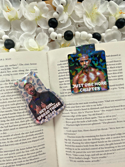 Michael B Jordan Magnetic Bookmark, Smutty Bookmark,  Reading Accessory, Book Gift, Cute Bookmark, Unique Bookmark