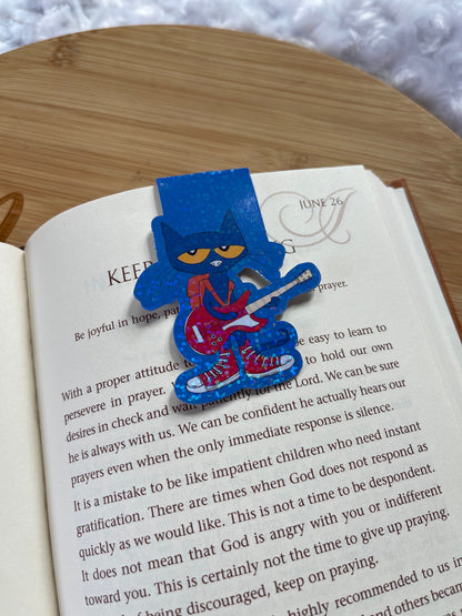 Cat Magnetic Bookmark, Cute Cat Bookmark, Reading Accessory, Book Gift, Cute Bookmark, Unique Bookmark, Personalized Bookmark