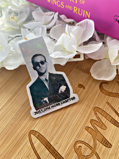Ryan Gosling Bookmark, Just One More Chapter Magnetic Bookmark, Reading Accessory, Book Gift, Cute Bookmark, Unique Bookmark,
