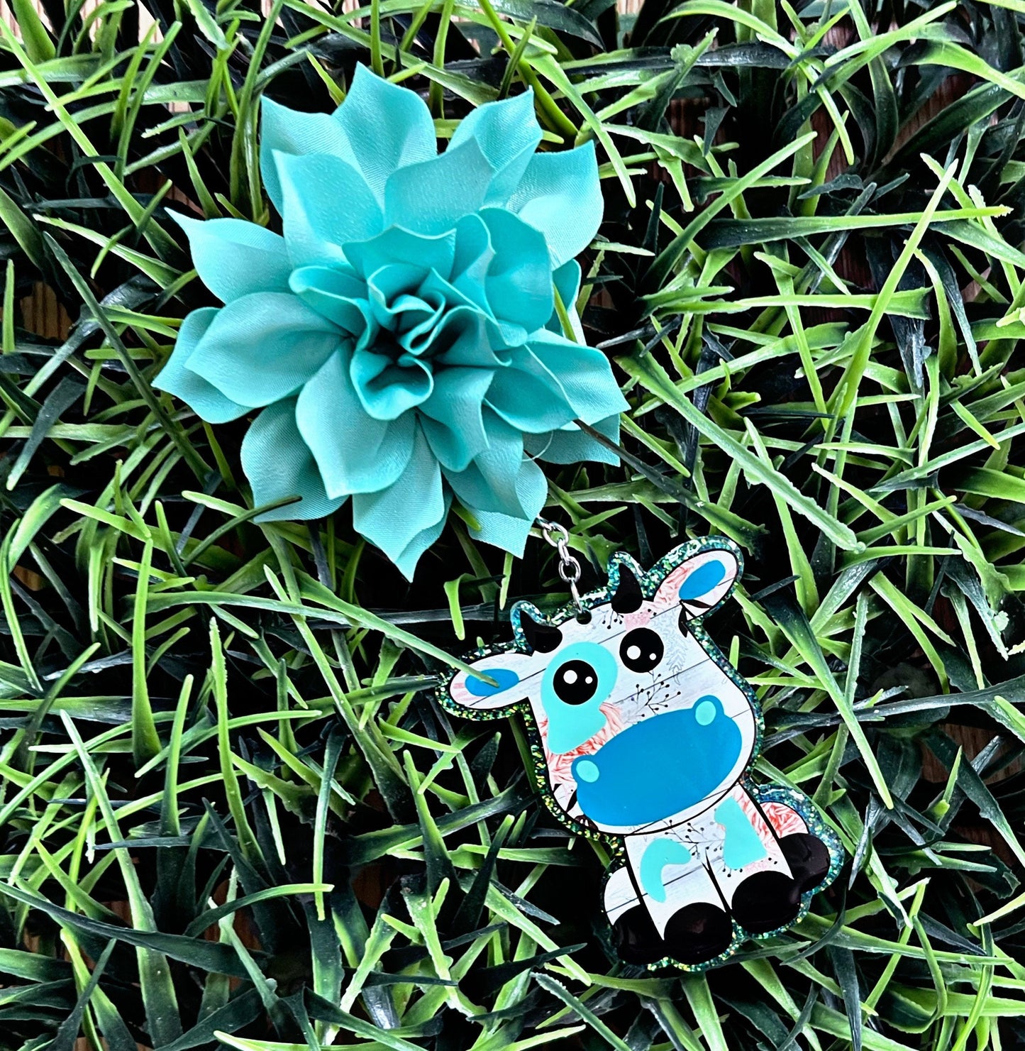 Cow Car Freshie, Car Accessories, Cow Car Freshener