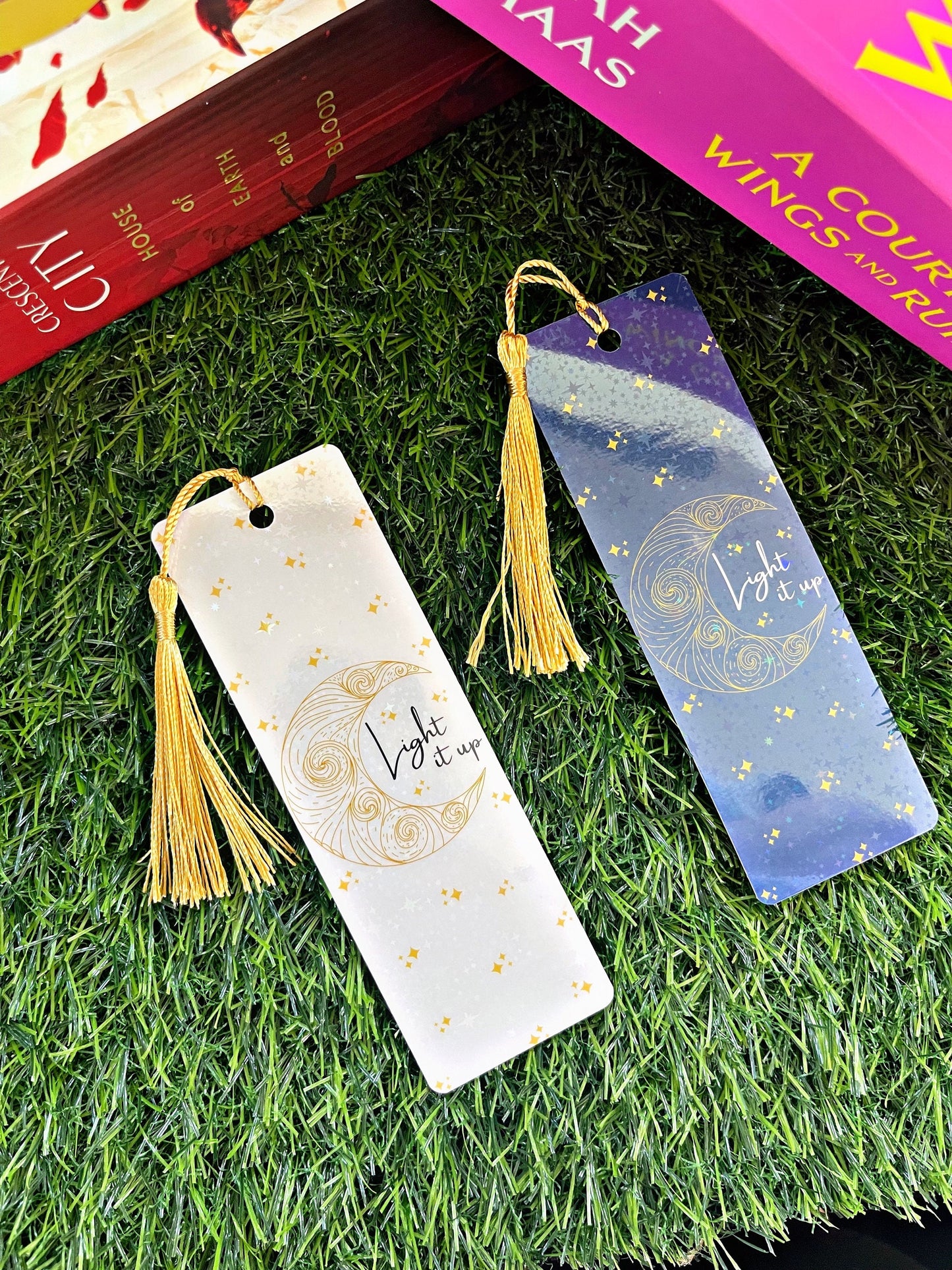 Crescent City Themed Bookmark, Light It Up  Bookmark, Reading Accessory, Book Gift, Cute Bookmark, Unique Bookmark