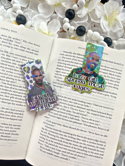Criminal Minds Magnetic Bookmark, Smutty Bookmark,  Shemar Reading Accessory, Book Gift, Cute Bookmark, Unique Bookmark
