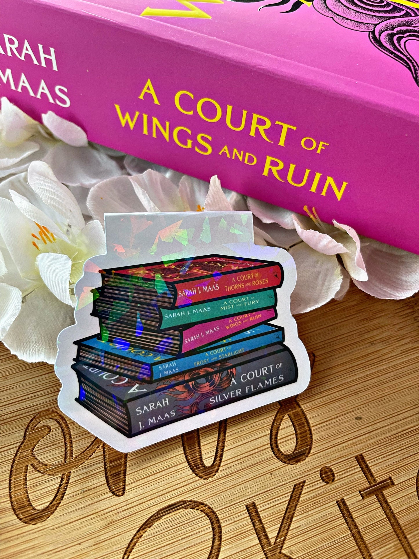 ACOTAR themed Bookmark,  ACOTAR Magnetic Bookmark, Just One More Chapter, Book Gift, Cute Bookmark, Unique Bookmark, Personalized Bookmark