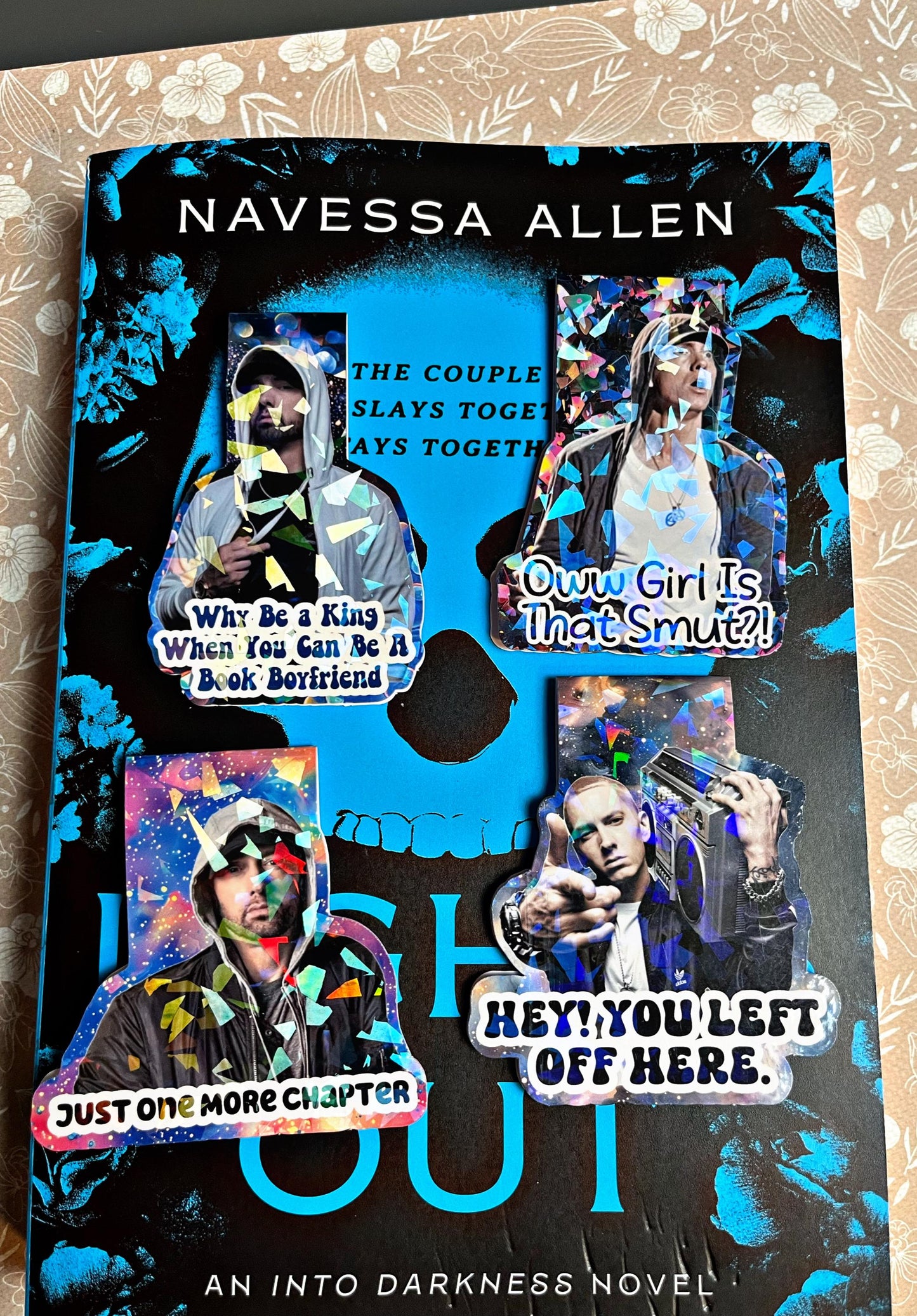 Book Boyfriend Magnetic Bookmark, Kindle Stickers