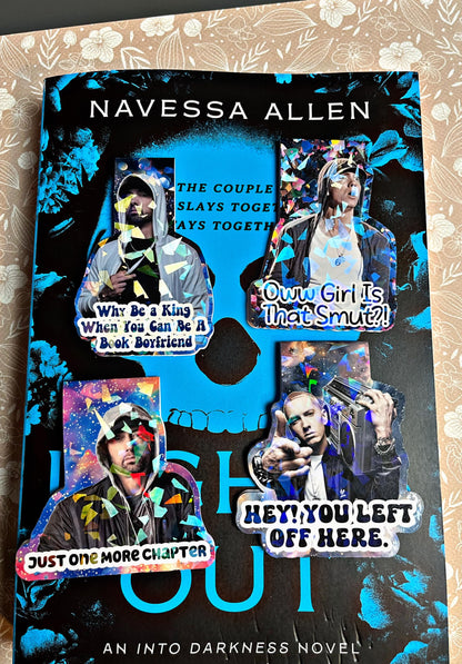 Book Boyfriend Magnetic Bookmark, Kindle Stickers