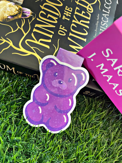 Gummy Bear Magnetic Bookmark,  Cute Gummy Bear Magnetic Bookmark, Candy Bookmark,  Cute Reading Accessory, Book Gift, Cute Bookmark
