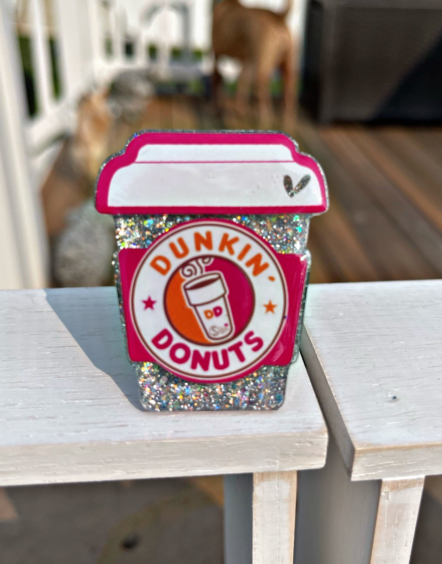 Dunkin Donuts Car Vent Clip • Coffee Car Air Freshener • Cute Car Accessories • Essential Oils • Scented Car Freshener • Car Decor
