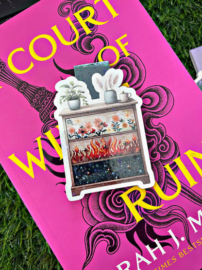 Acotar Themed Magnetic Bookmarks, Acotar Bookmark, Cute Reading Accessory, Book Gift, Cute Bookmark