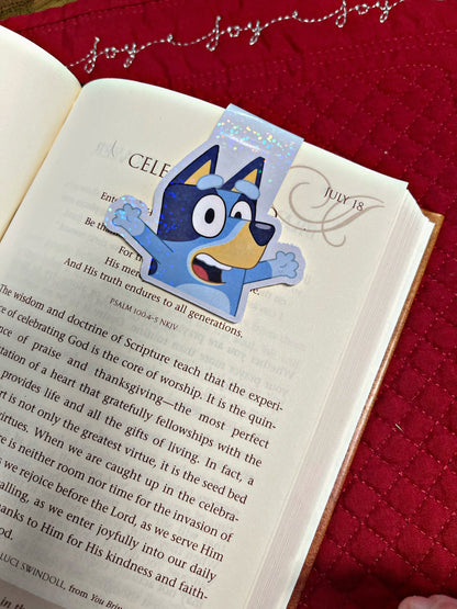 Bluey Bookmark, Magnetic Bookmark, Reading Accessory, Book Gift, Cute Bookmark, Unique Bookmark, Personalized Bookmark