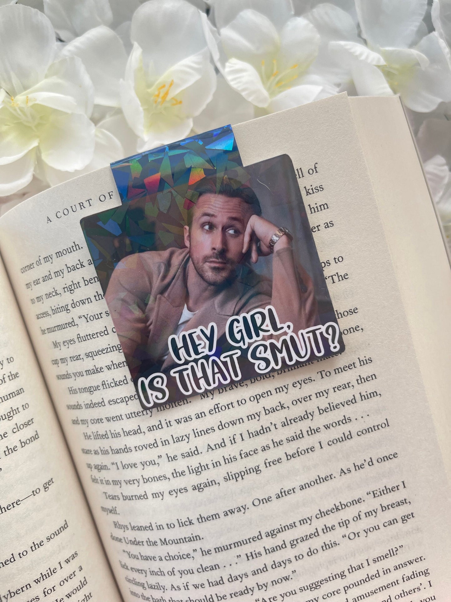 Ryan Gosling Bookmark, Is That Smut? Magnetic Bookmark, Reading Accessory, Book Gift, Cute Bookmark, Unique Bookmark,