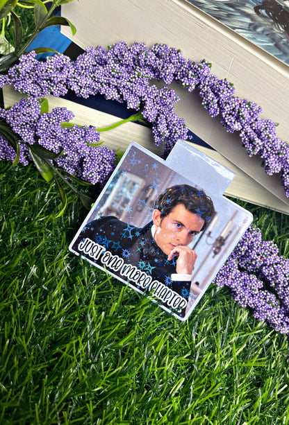 Anthony Bridgerton Themed Magnetic Bookmark, Magnetic Bookmark, Bookmark, Cute Reading Accessory, Book Gift,