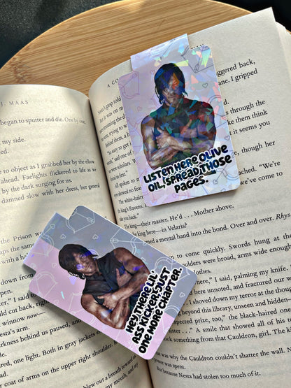 Daryl Dixon Bookmark, TWD Magnetic Bookmark, Reading Accessory, Book Gift, Cute Bookmark, Unique Bookmark,