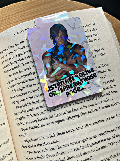 Daryl Dixon Bookmark, TWD Magnetic Bookmark, Reading Accessory, Book Gift, Cute Bookmark, Unique Bookmark,