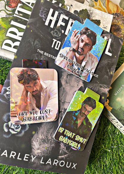 Michele Morrone Magnetic Bookmark, 365 Days Movie Themed Magnetic Bookmark, Acotar Bookmark, Cute Reading Accessory, Book Gift,