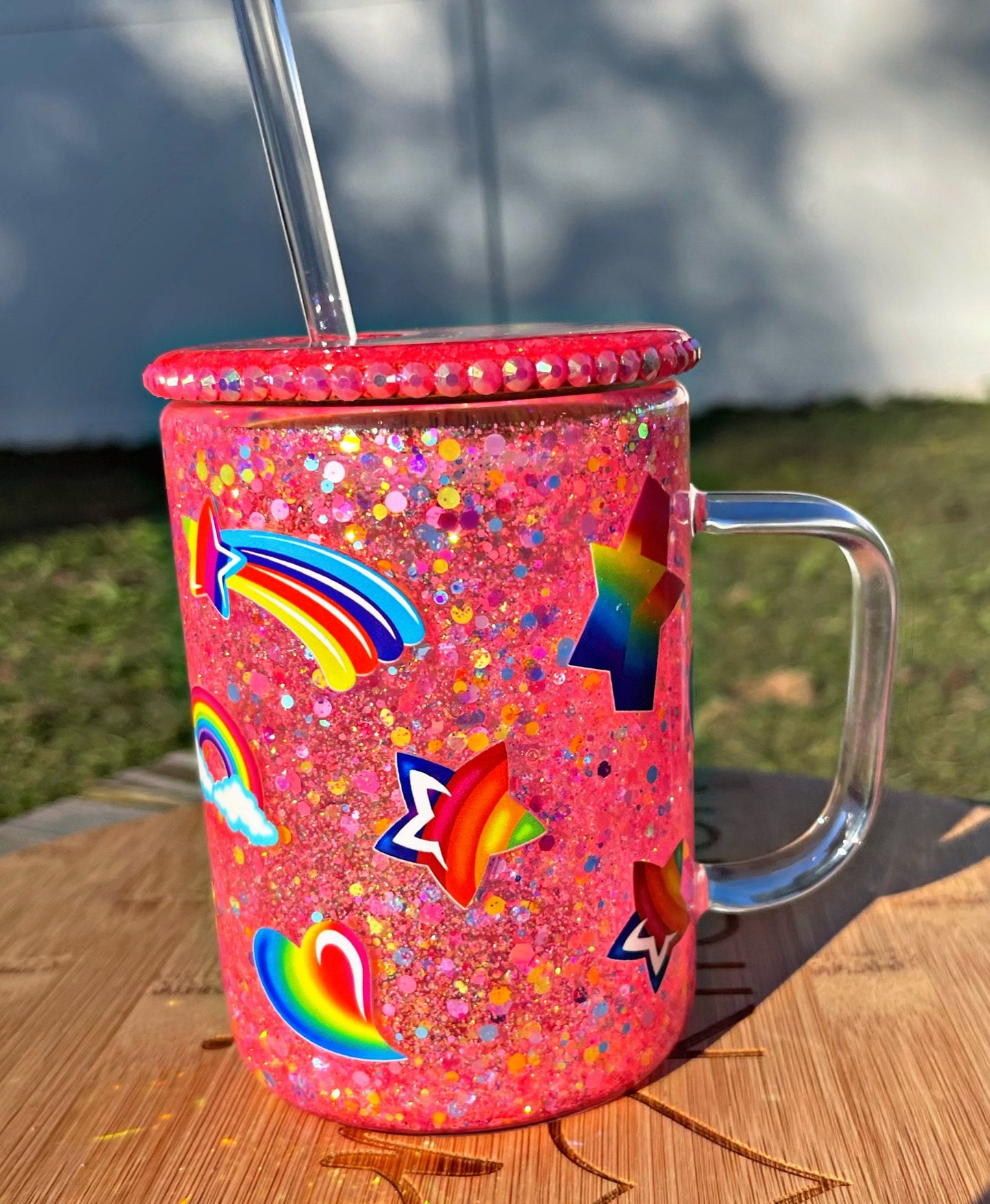 90s Nostalgia Coffee Glass Snow Globe Mug