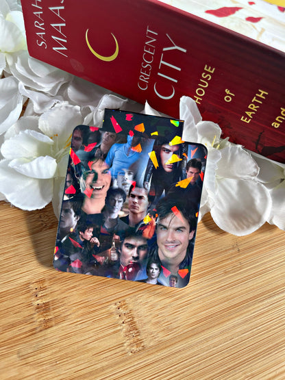 Damon Salvatore Magnetic Bookmark, Vampire Diaries Bookmark,  Reading Accessory, Book Gift, Cute Bookmark, Unique Bookmark