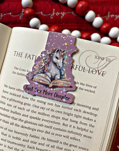 Unicorn Reading Bookmark, Unicorn Magnetic Bookmark, Reading Accessory, Book Gift, Cute Bookmark, Unique Bookmark, Personalized Bookmark