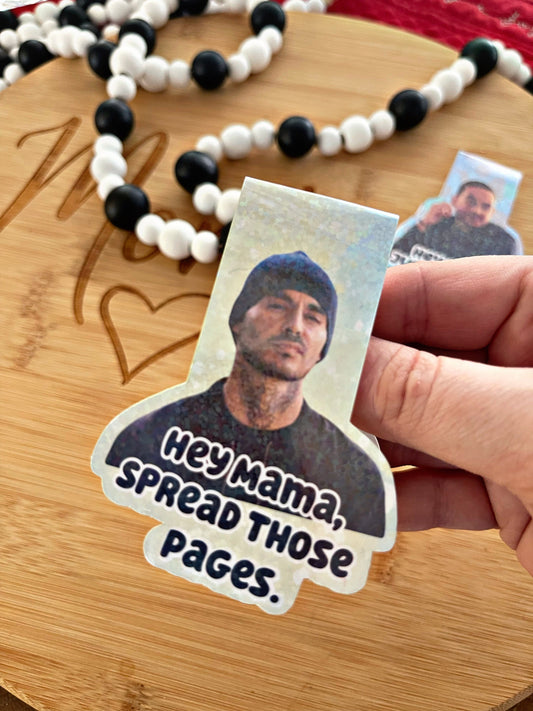 Rio Bookmark, Good Girls Magnetic Bookmark, Spread Those Pages, Book Gift, Cute Bookmark, Unique Bookmark, Personalized Bookmark