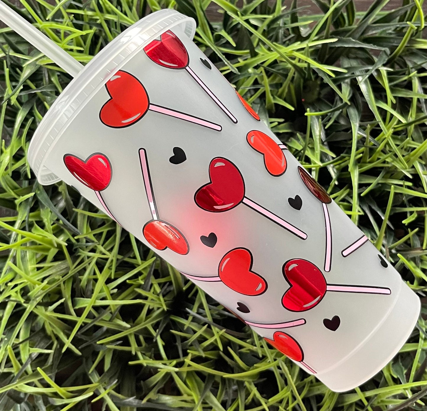 I’m A Sucker For You Cup, Valentines Tumbler, Anti Valentines Cold Cup, Coffee Venti Cup, Reusable Cup, Dunkin Tumbler, Sweetheart Candy