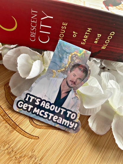 Grey’s Bookmark, Grey’s Anatomy Magnetic Bookmark, Just One More Chapter, Book Gift, Cute Bookmark, Unique Bookmark, Personalized Bookmark