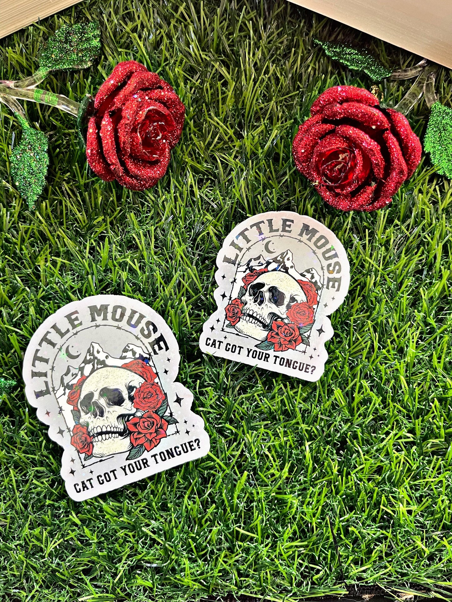 Dark Romance Themed Kindle Stickers - Cat And Mouse Stickers - Dark Romance Kindle Stickers -