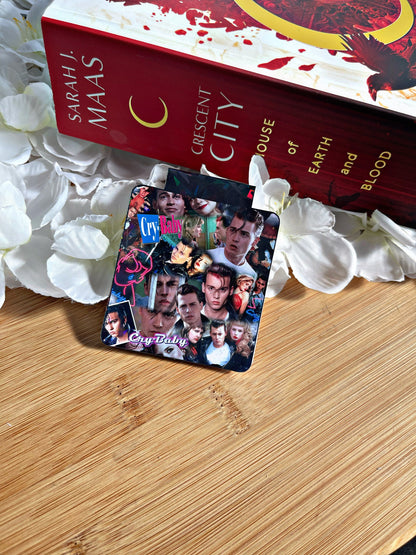Cry Baby Bookmark, Johnny Depp Bookmark, Reading Accessory, Book Gift, Cute Bookmark, Unique Bookmark, Personalized Bookmark