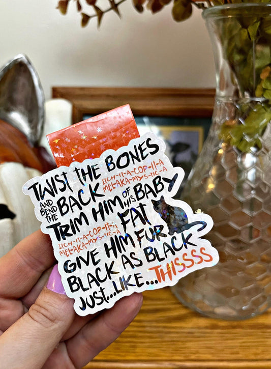 Hocus Pocus Magnetic Bookmark, Halloween Bookmark, Reading Accessory, Book Gift, Cute Bookmark, Unique Bookmark, Personalized Bookmark