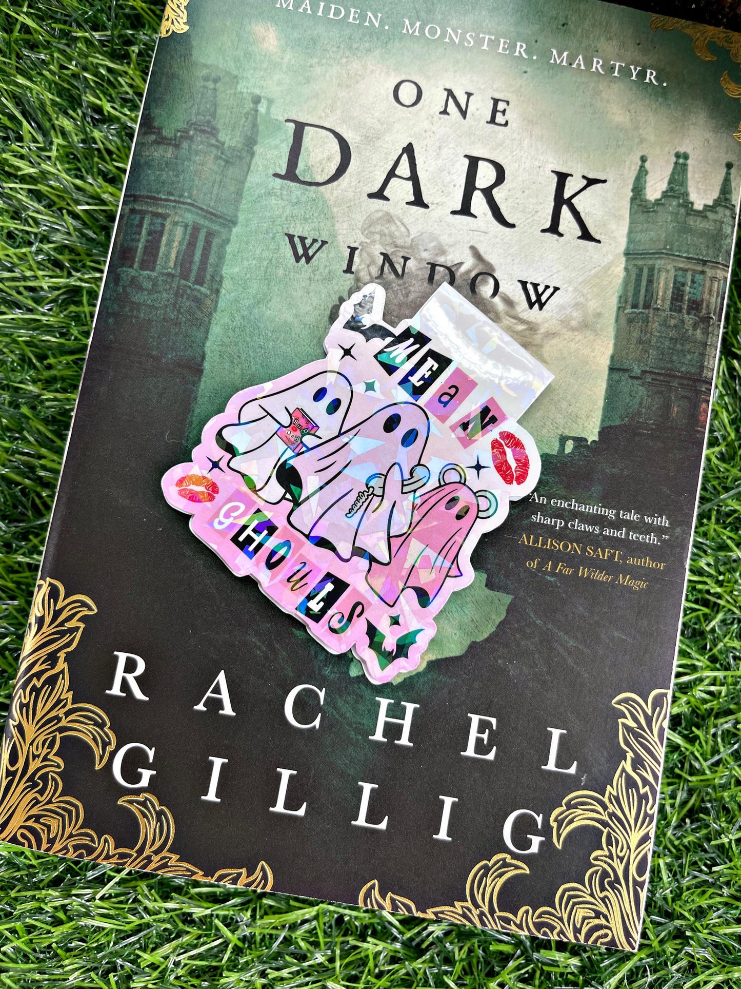 Mean Ghouls Magnetic Bookmark, Mean Girls Bookmark, Pink Reading Accessory, Bookish Gift, Cute Bookmark