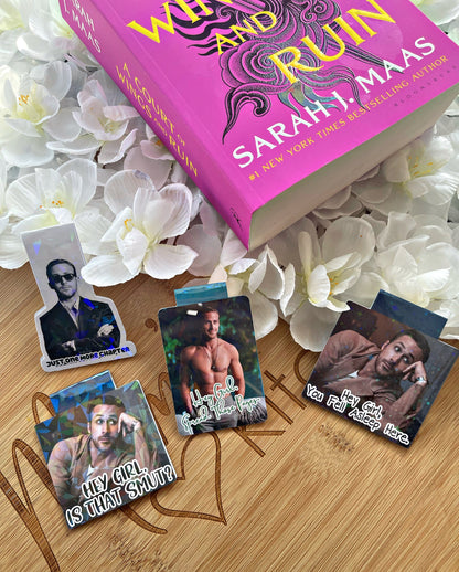 Ryan Gosling Bookmark, Just One More Chapter Magnetic Bookmark, Reading Accessory, Book Gift, Cute Bookmark, Unique Bookmark,