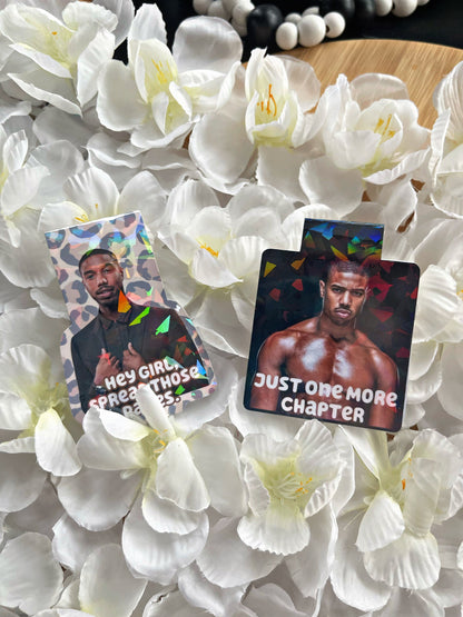 Michael B Jordan Magnetic Bookmark, Smutty Bookmark,  Reading Accessory, Book Gift, Cute Bookmark, Unique Bookmark
