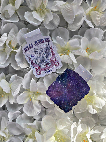 Cute Unicorn Magnetic Bookmark, Jelly Jubilee Fan Club Bookmark,  Cute Reading Accessory, Book Gift, Cute Crescent City Bookmark,