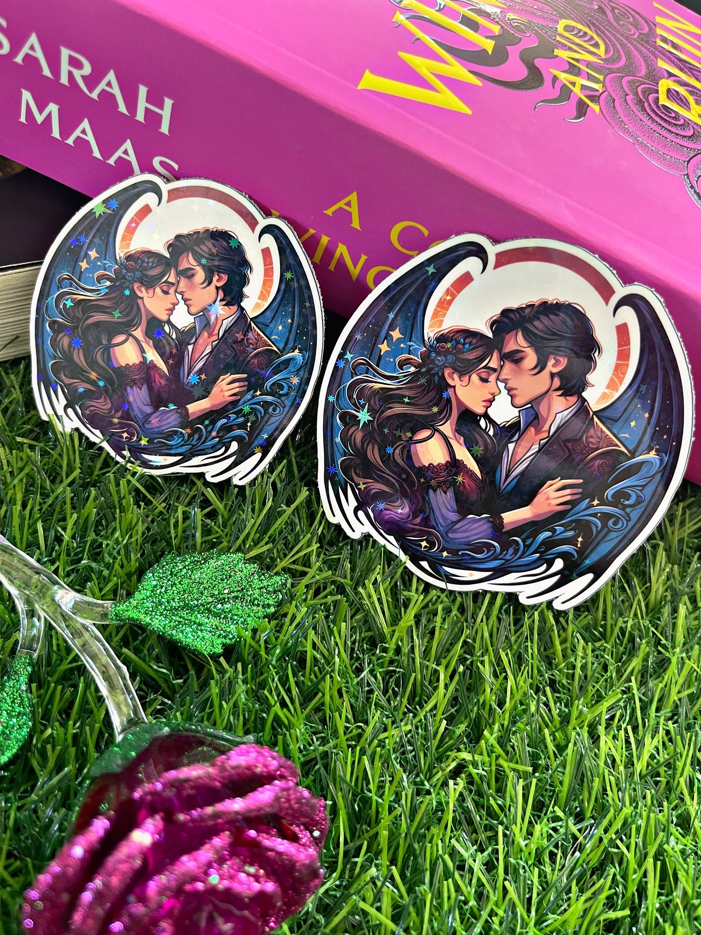 Acotar Themed Kindle Stickers/ Feyre and Rhys Themed Stickers