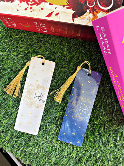 Crescent City Themed Bookmark, Light It Up  Bookmark, Reading Accessory, Book Gift, Cute Bookmark, Unique Bookmark