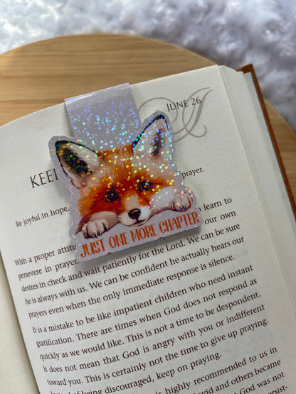 Fox Magnetic Bookmark, Fox Bookmark, Reading Accessory, Book Gift, Cute Bookmark, Unique Bookmark, Personalized Bookmark