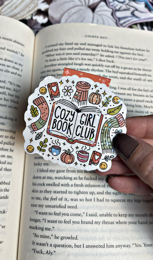 Cute Fall Bookmark, Cozy Girl Book Club Magnetic Bookmark, Reading Accessory, Book Gift, Cute Bookmark, Unique Bookmark