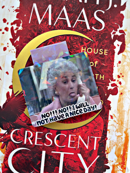 Golden Girls Magnetic Bookmark, Cute Christmas Bookmark, Reading Accessory, Book Gift, Cute Bookmark, Unique Bookmark, Smutty Bookmark