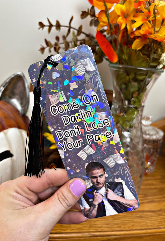 Jax Teller Bookmark, Sons Of Anarchy Bookmark, Dark Romance Bookmark, Reading Accessory, Book Gift, Cute Bookmark, Unique Bookmark,