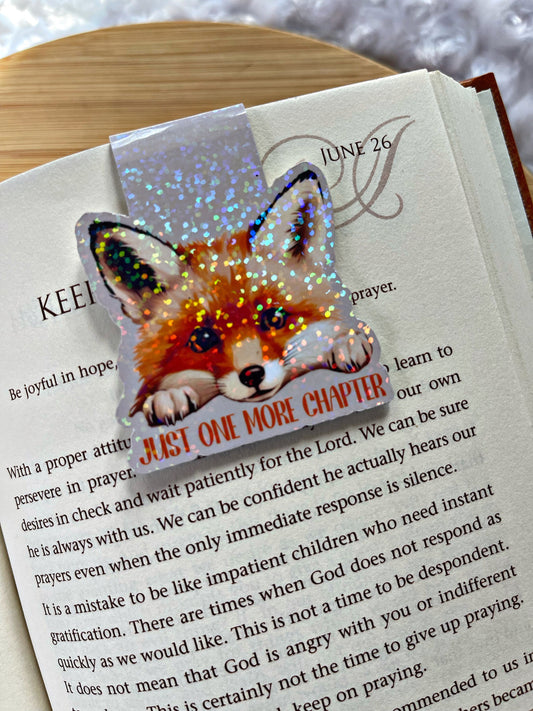 Fox Magnetic Bookmark, Fox Bookmark, Reading Accessory, Book Gift, Cute Bookmark, Unique Bookmark, Personalized Bookmark