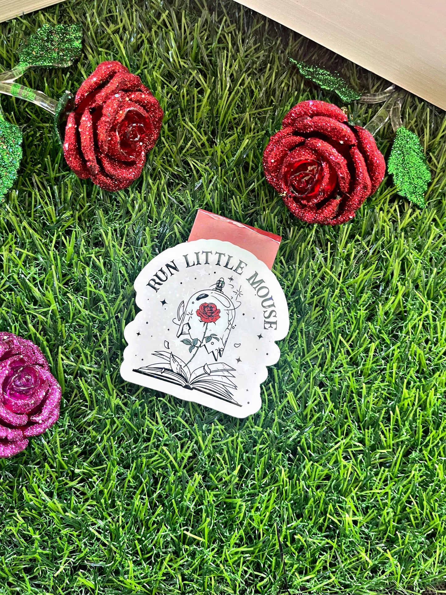 Haunting Adeline Themed Magnetic Bookmark, Cat and Mouse Magnetic Bookmark, Spring Bookmark,  Dark Romance Accessory, Book Gift,