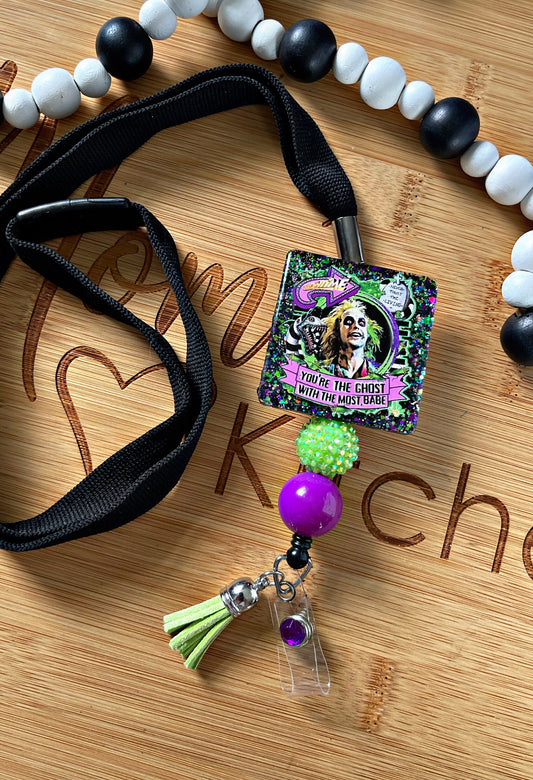 Halloween Retractable Lanyard-  Lanyard- Halloween- Teacher Gift-
