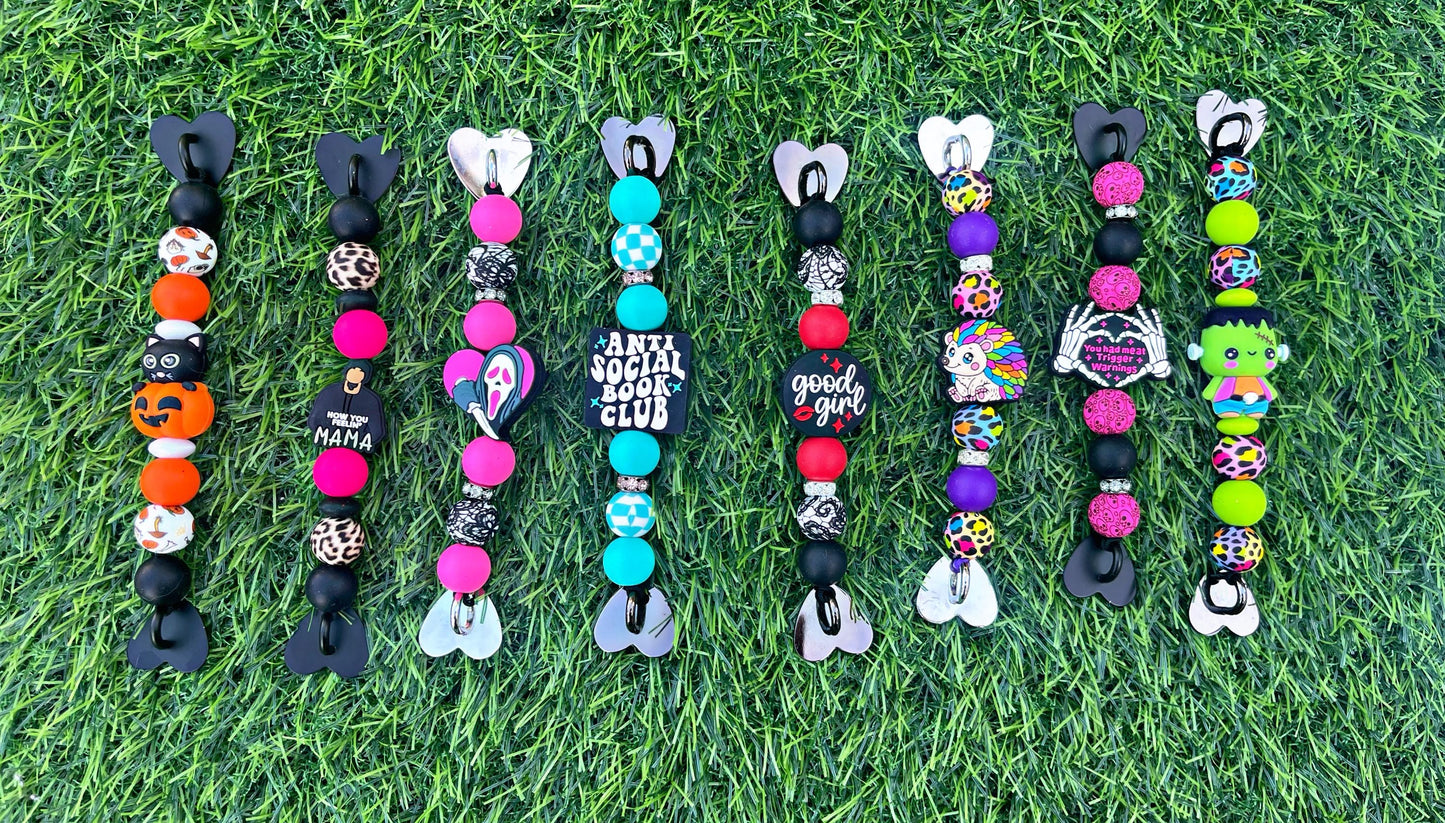 Black Cat Cupcake Halloween Kindle Strap