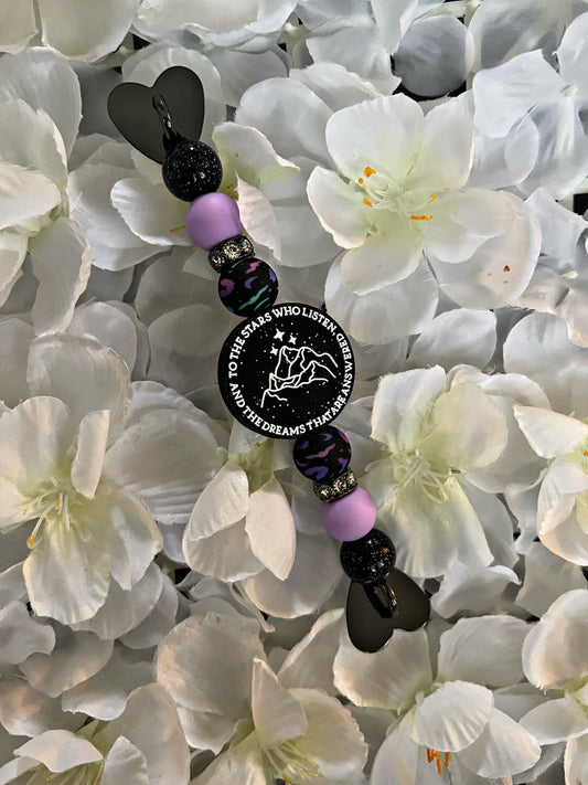 Bookish Kindle Strap, Cute Kindle Strap, Kindle Accessories, To the Stars Who Listen Kindle decorations,  Phone Holder, Phone Strap