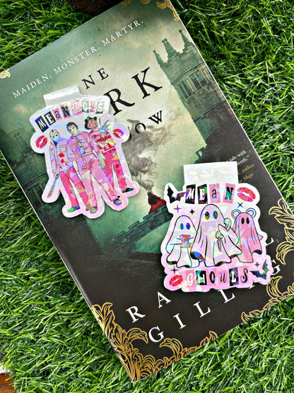 Mean Ghouls Magnetic Bookmark, Mean Girls Bookmark, Pink Reading Accessory, Bookish Gift, Cute Bookmark