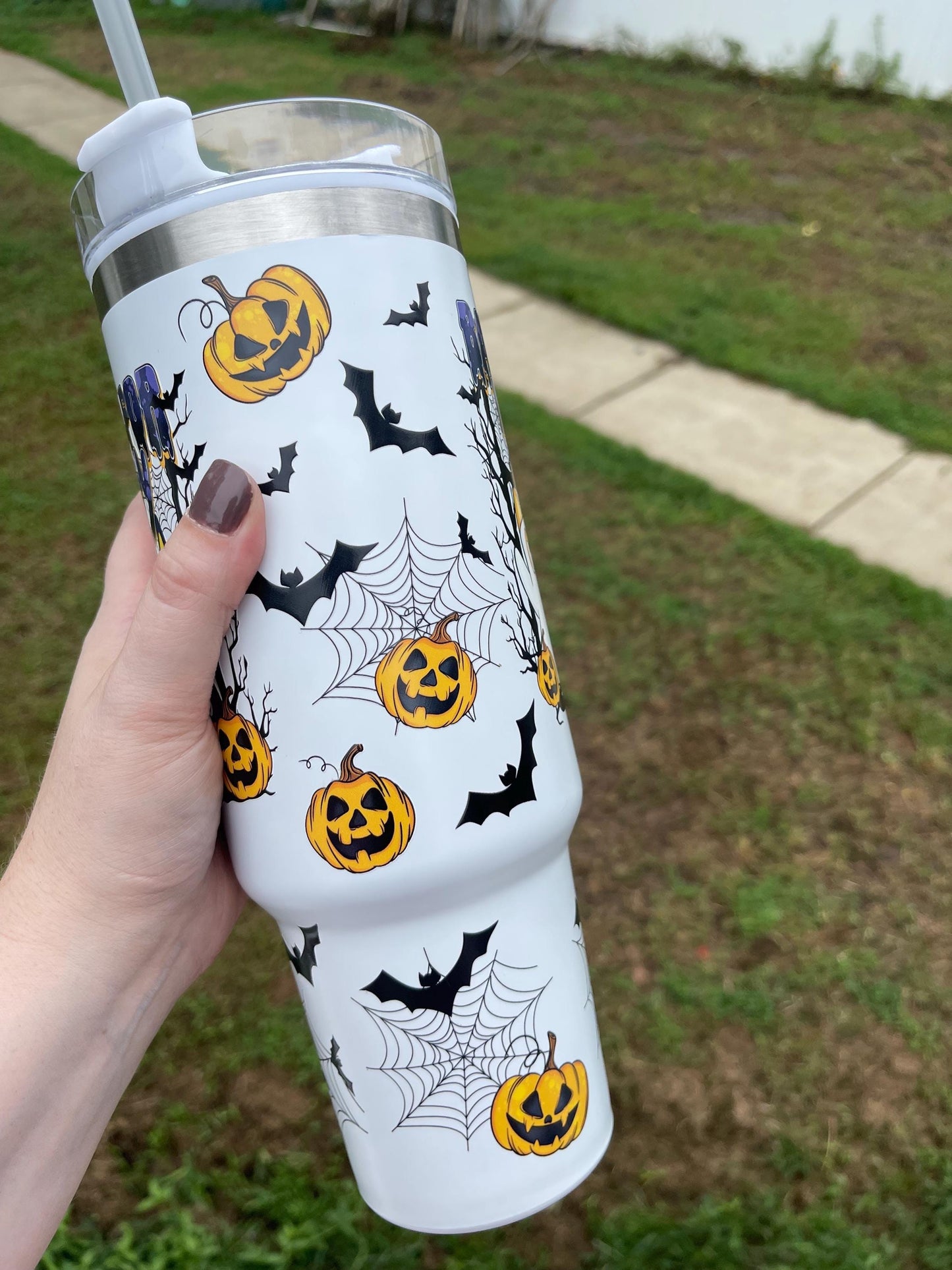 Halloween 40 Oz Handle Tumbler