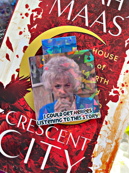 Golden Girls Magnetic Bookmark, Cute Christmas Bookmark, Reading Accessory, Book Gift, Cute Bookmark, Unique Bookmark, Smutty Bookmark