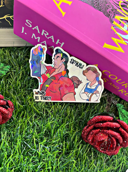 Belle Kindle Stickers/ Bookworm Themed Stickers/ Is That Smut?