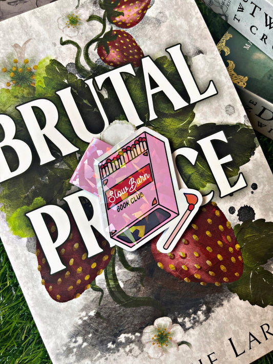 Slow Burn Romance Magnetic Bookmark, Matches Magnetic Bookmark, Dark Romance Bookmark, Cute Reading Accessory, Book Gift,