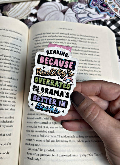 Cute Bookmark, Sarcastic Magnetic Bookmark, Reading Accessory, Book Gift, Cute Bookmark, Unique Bookmark, Personalized Bookmark